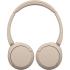 Sony CH520 Wireless Headphones, Bluetooth 5.2, 2.4GHz Band Frequency, Up to 40 Hours Continuous Communications, Up to 3 Hours Charing Time, Beige